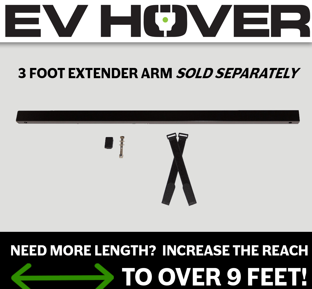EV Hover 3 - Foot Extender Arm for the EV Hover Version 4 EVH - V4 - EXT - BLK