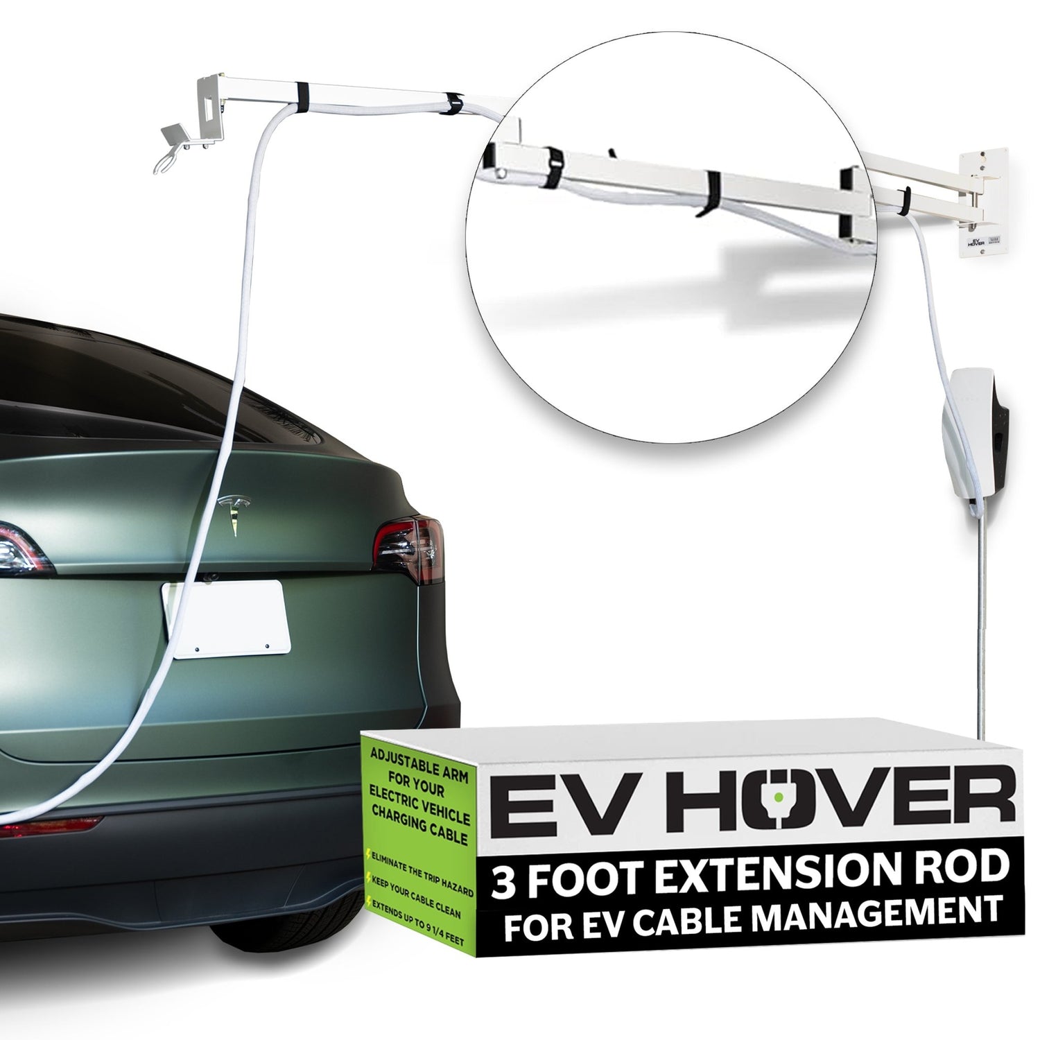 EV Hover 3 - Foot Extender Arm for the EV Hover Version 4 EVH - V4 - EXT - WHT