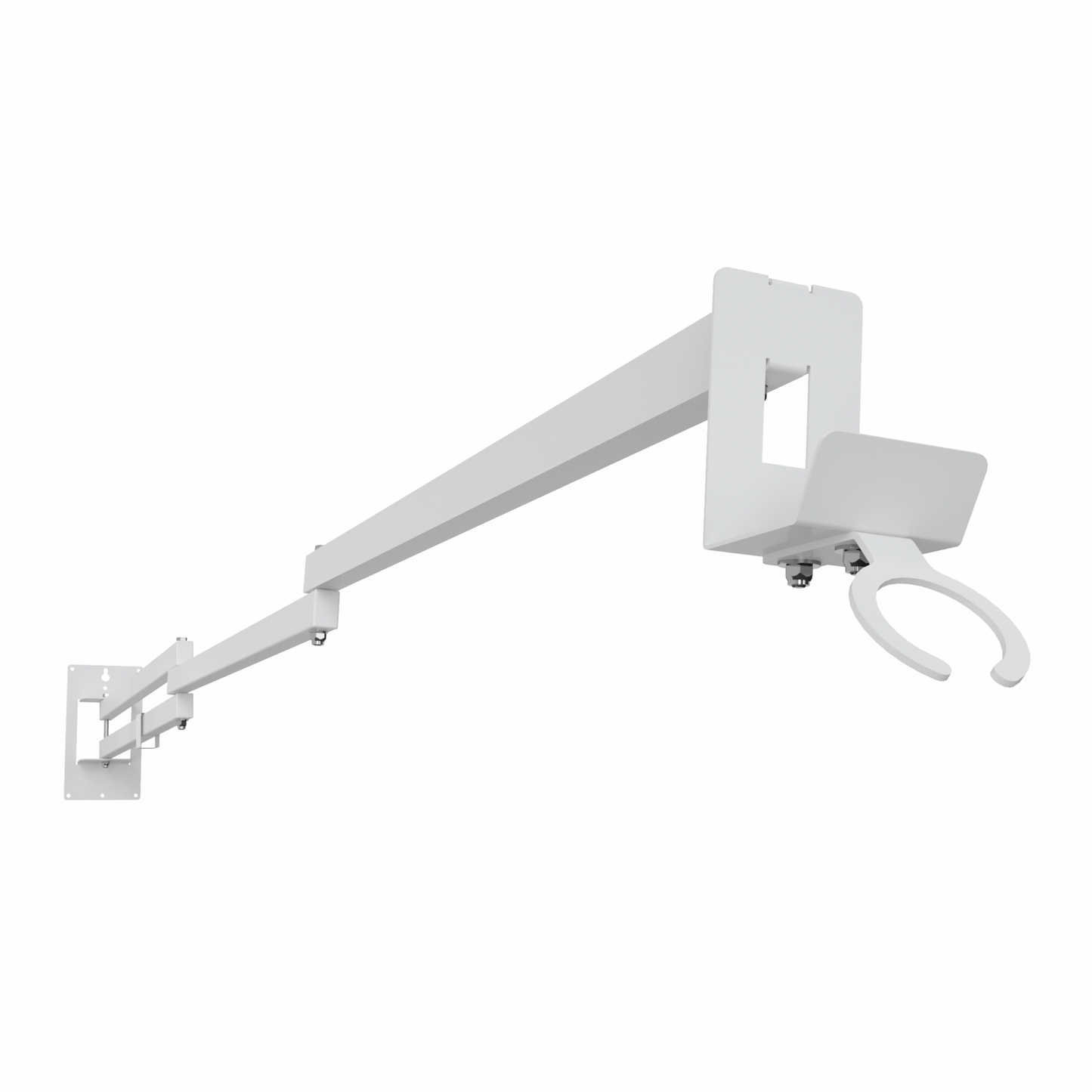 EV Hover v4 - Electric Vehicle Cable Management System (Up to 9 1/4 ft with the extender) EVH - V4 - 9FT - WHT - J1772