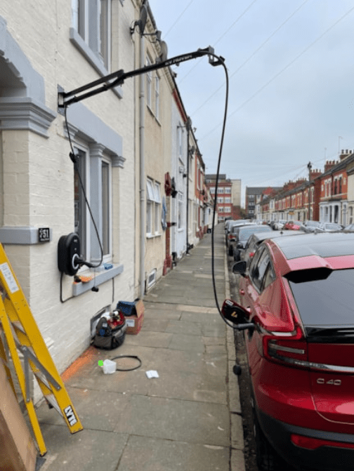 EV Hover in the E.ON no-driveway charging pilot