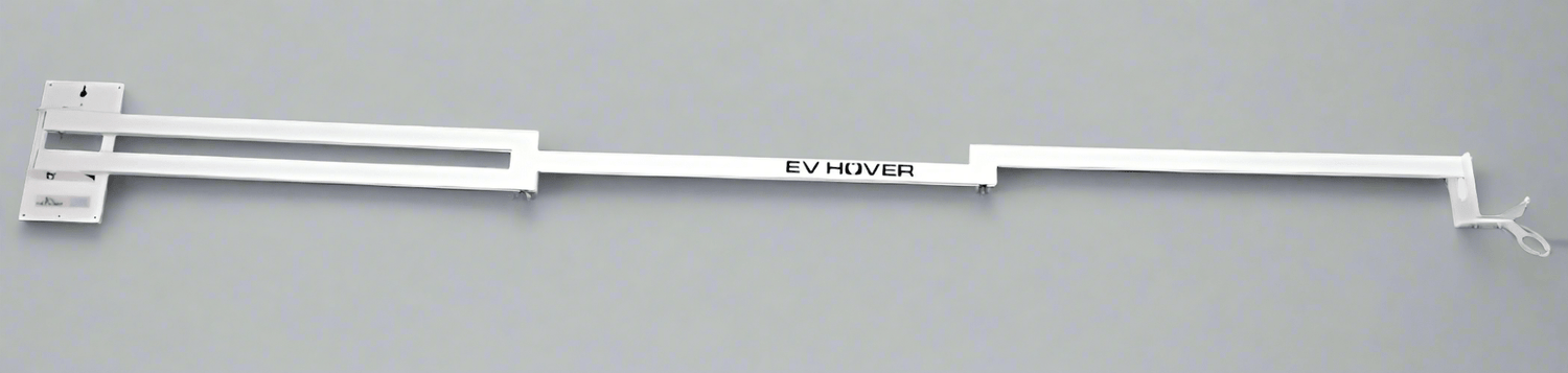 EV Hover v4 - Electric Vehicle Cable Management System (Up to 9 1/4 ft with the extender) EVH - V4 - 9FT - WHT - TES