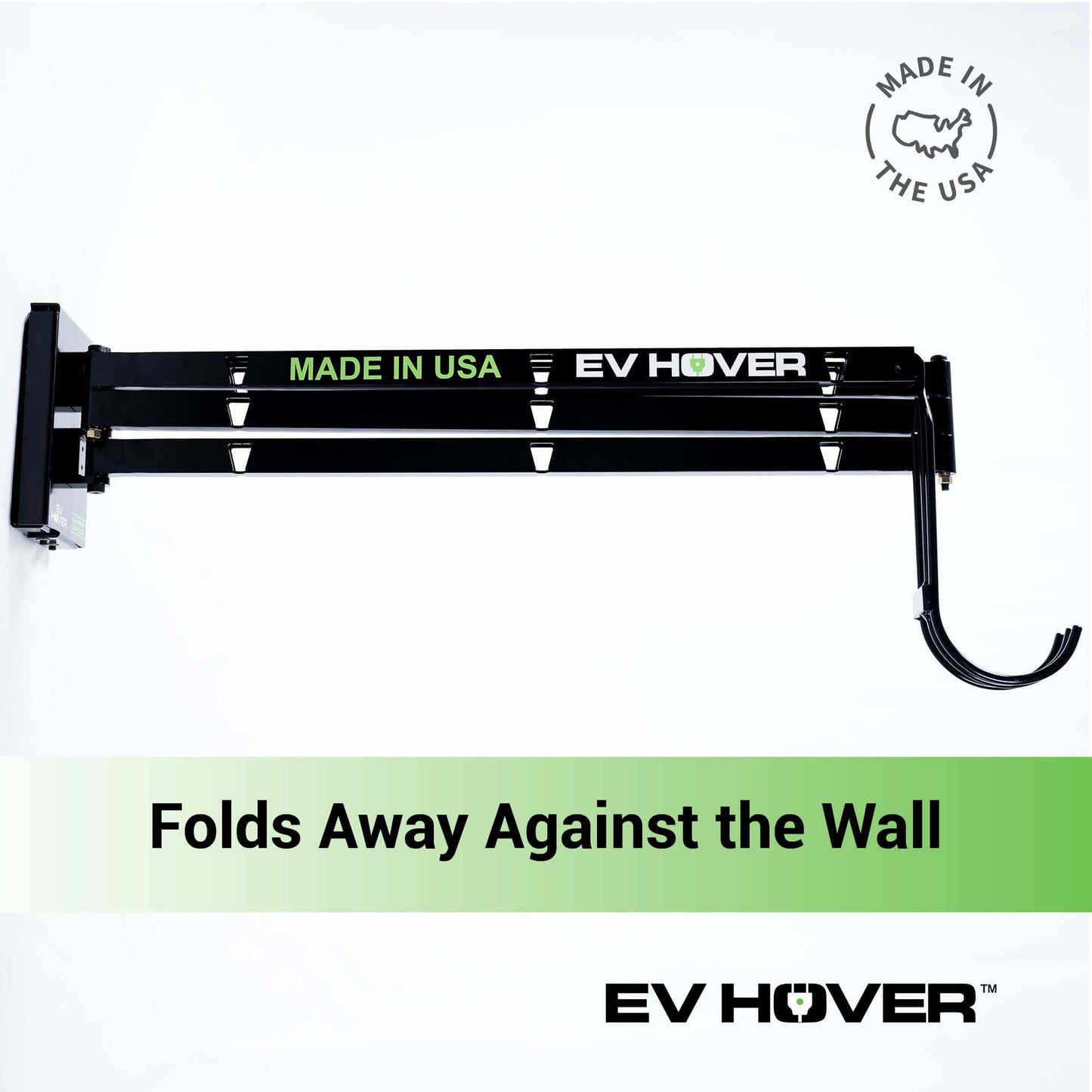 EV Hover folds away against the wall